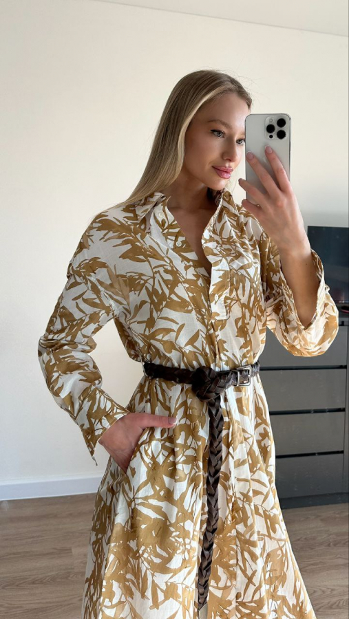 Платье Eidora beige