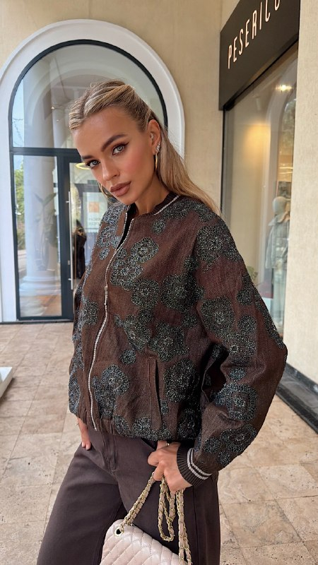 Бомбер Odea brown