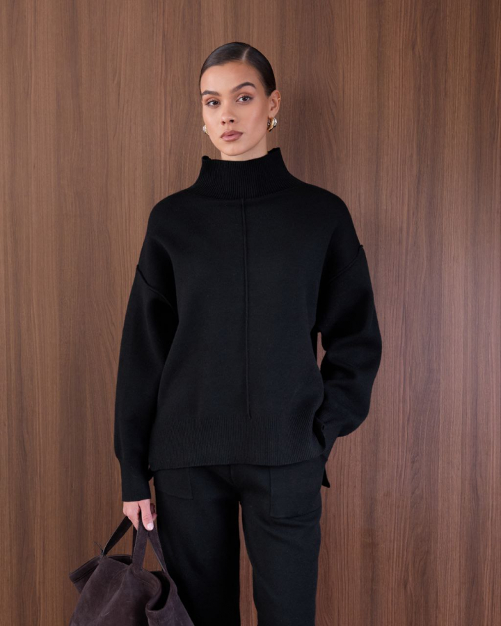 Трикотажный костюм Vivian black