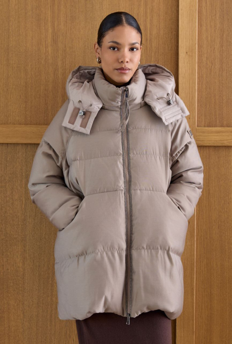 Пуховик Requiem beige