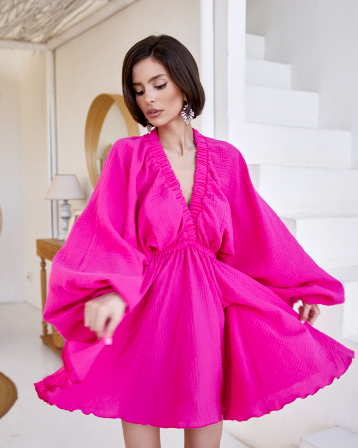 Платье Hares pink