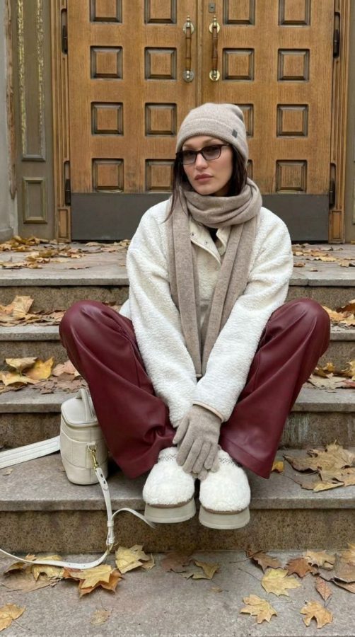 Комплект Kalus cocoa (шапки, шарф и перчатки)