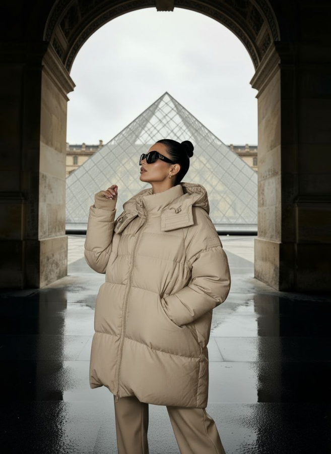 Пуховик Requiem beige