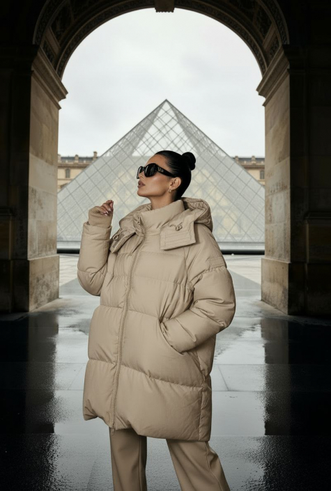 Пуховик Requiem beige