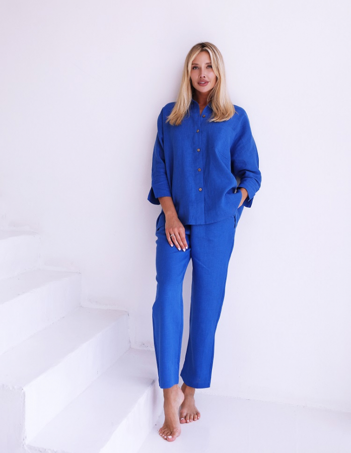 Костюм Mila blue (ПОШИВ ПО ИНДИВИДУАЛЬНЫМ МЕРКАМ)