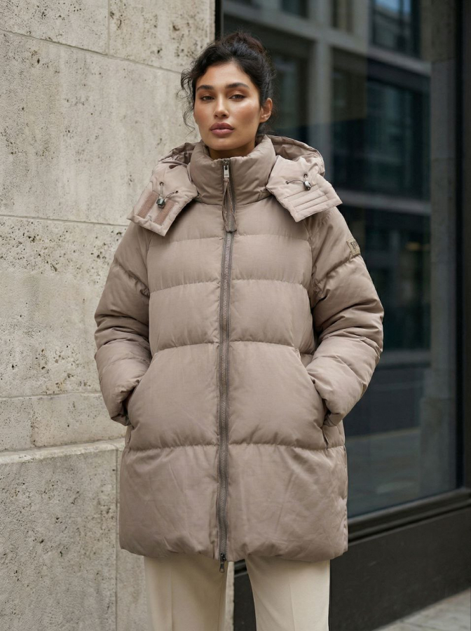 Пуховик Requiem beige