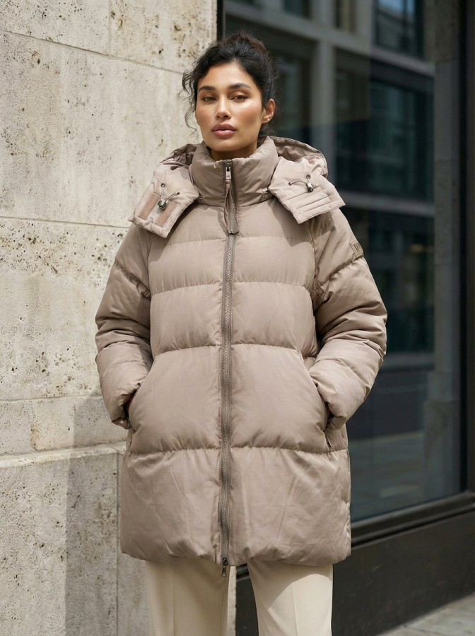 Пуховик Requiem beige