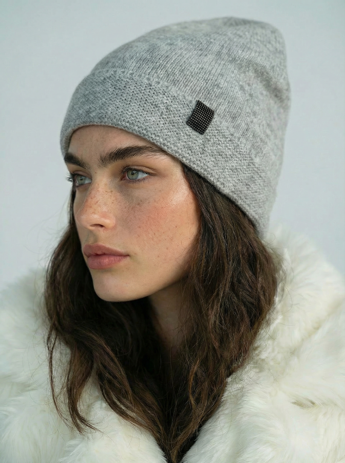 Шапка Yasiin grey