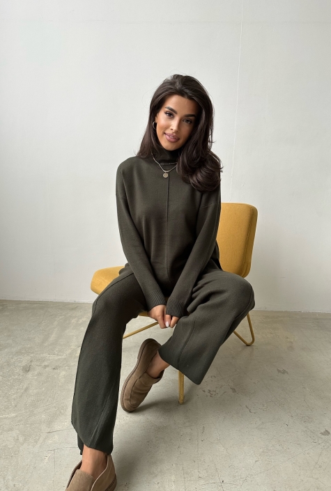 Трикотажный костюм Amabel dark green