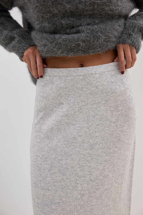 Кашемировая юбка Lalaj grey