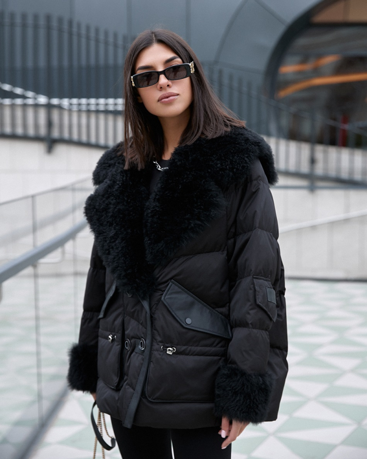 Куртка Mishel black купить за 29 990 руб.₽ в магазине Modde / Куртки