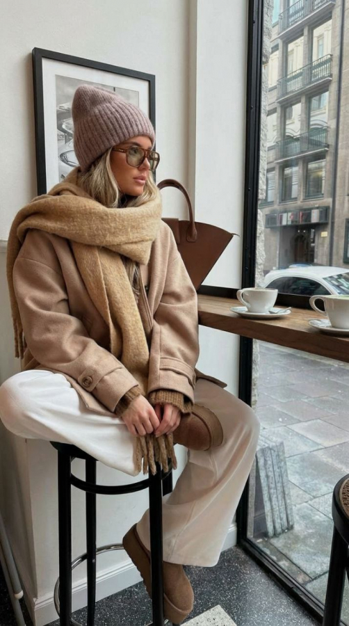 Шапка Esme beige 