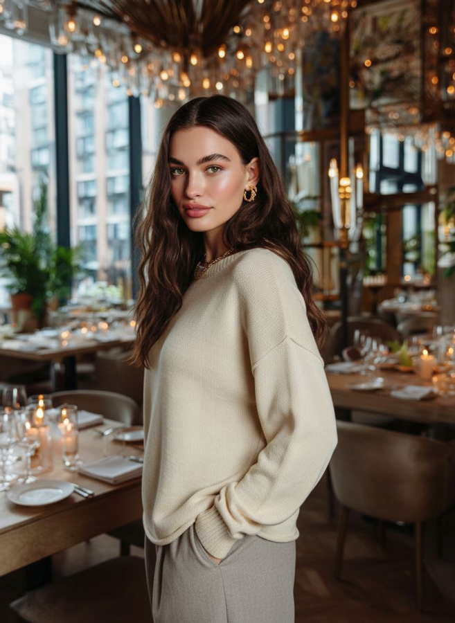 Свитер Kazuha milk