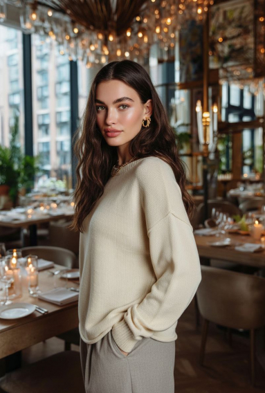 Свитер Kazuha milk