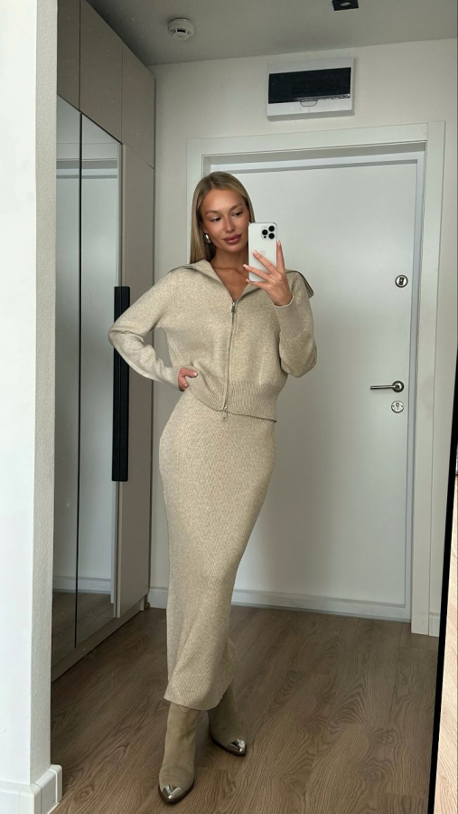 Трикотажный костюм Glu linen