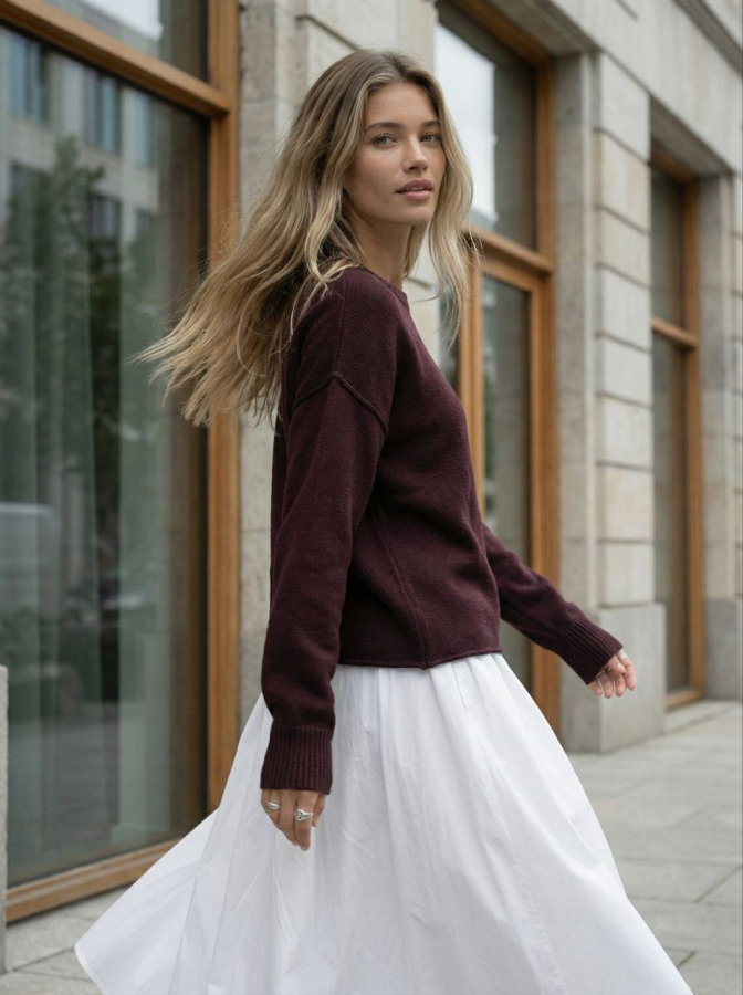 Свитер Kazuha wine