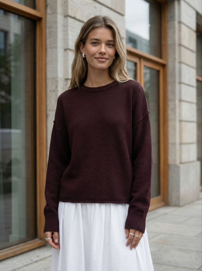 Свитер Kazuha wine