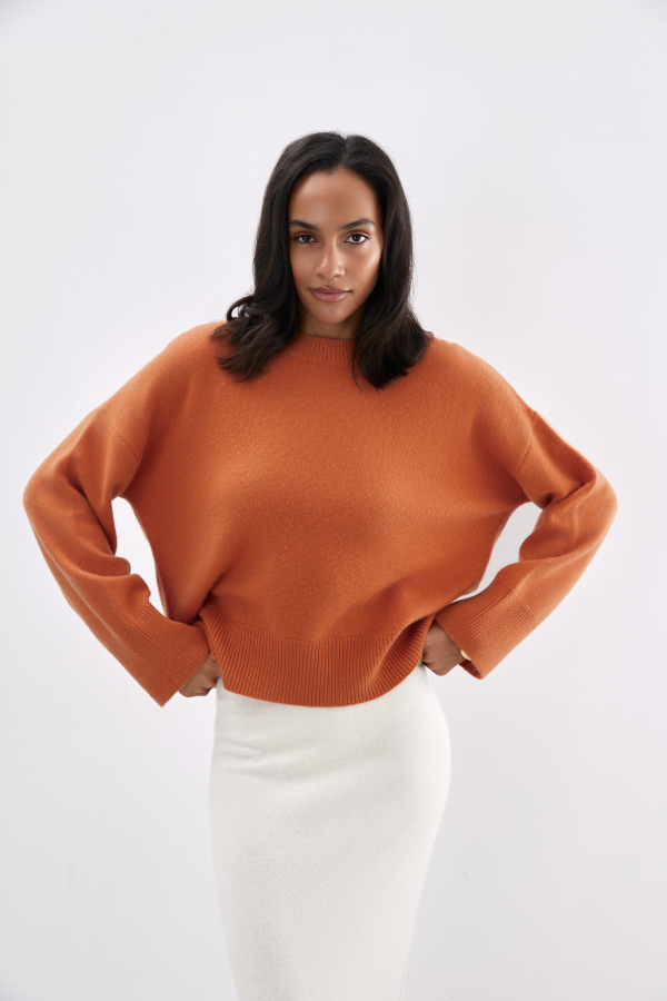  Свитер Ksanta terracotta