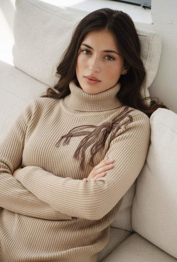 Свитер Ann pink gold