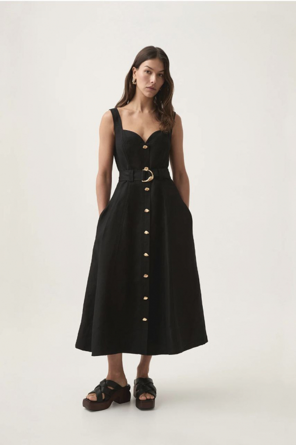 Платье Balmond long black