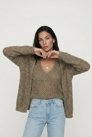 Двойка Serena bronze (кардиган и топ)