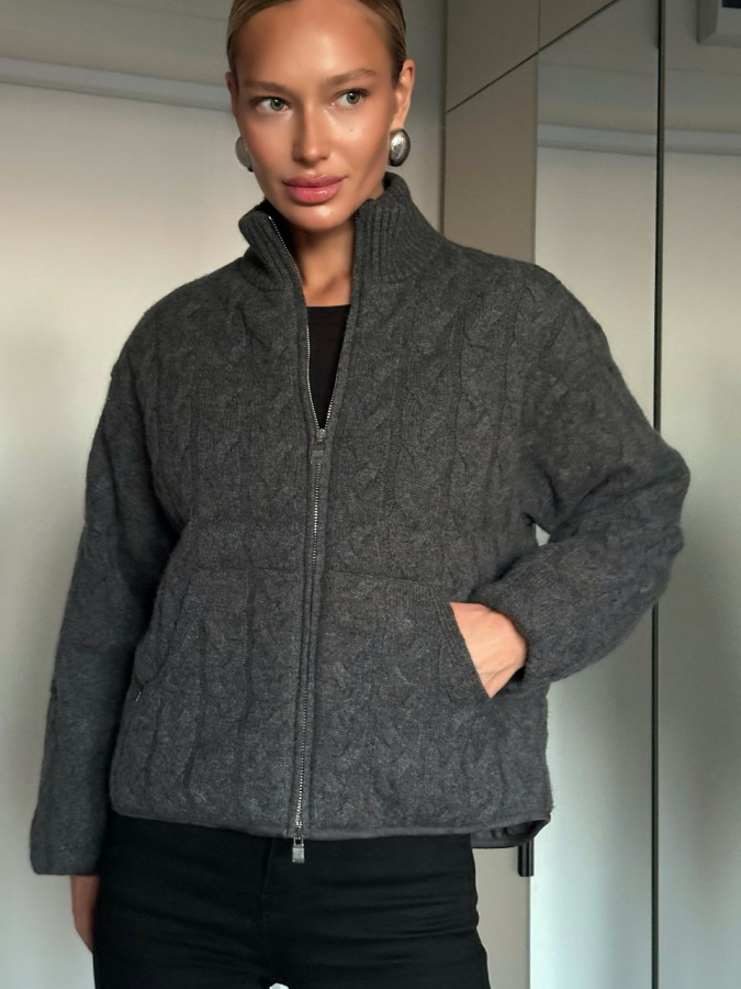 Пуховик Blake dark grey