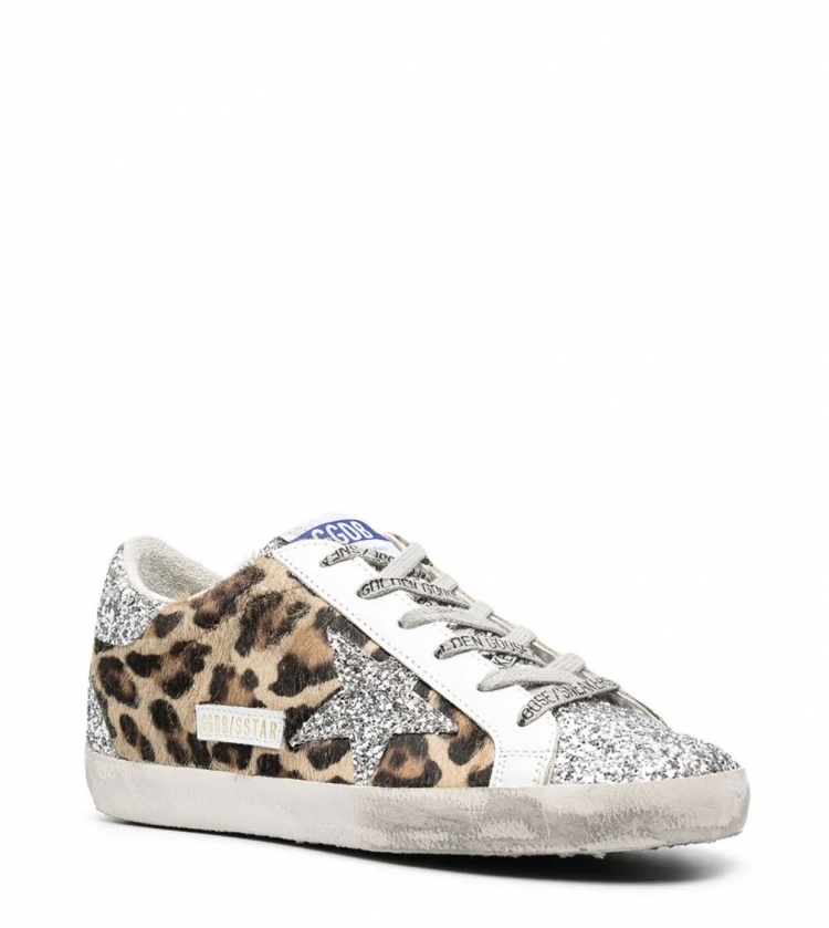 Golden goose leopard glitter hot sale