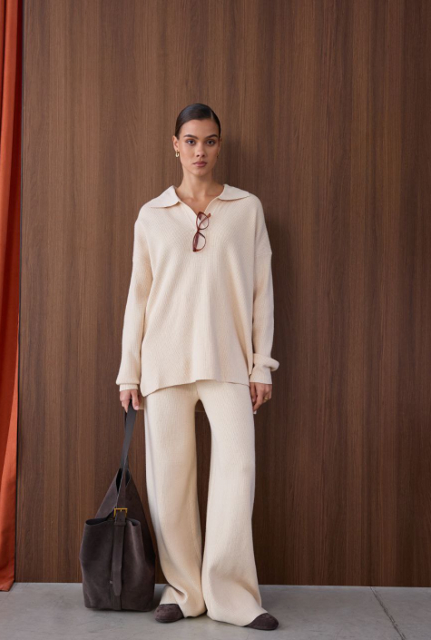 Трикотажный костюм Kerena milk