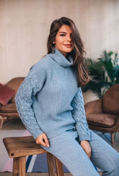 Кашемировый костюм BRIANA BLUE