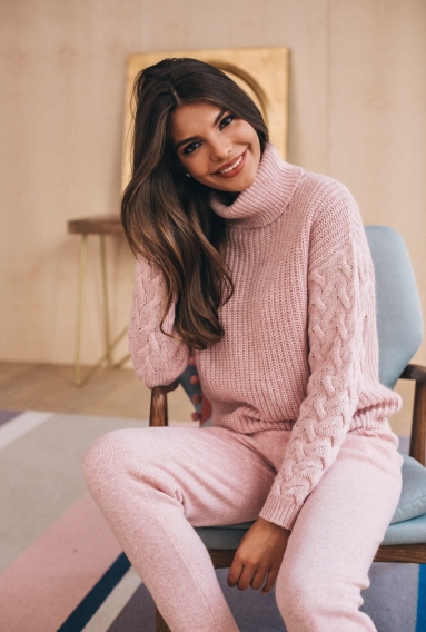КАШЕМИРОВЫЙ КОСТЮМ BRIANA PINK